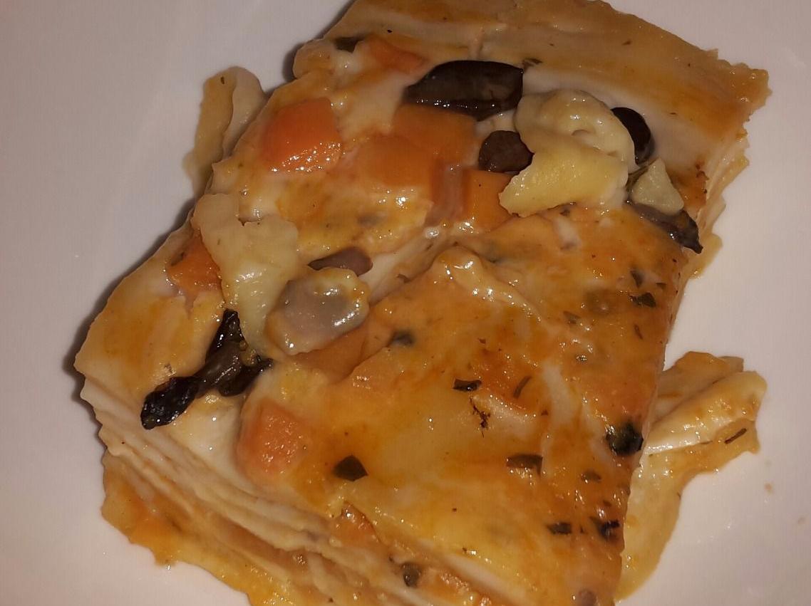 Lasagne Zucca e Funghi